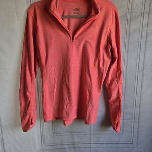 The North Face Women's Coral/Salmon Half-Zip Pullover